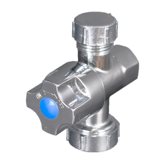 DUO ANGLE VALVE 15MM FEMALE X 15MM MALE & 20MM MALE